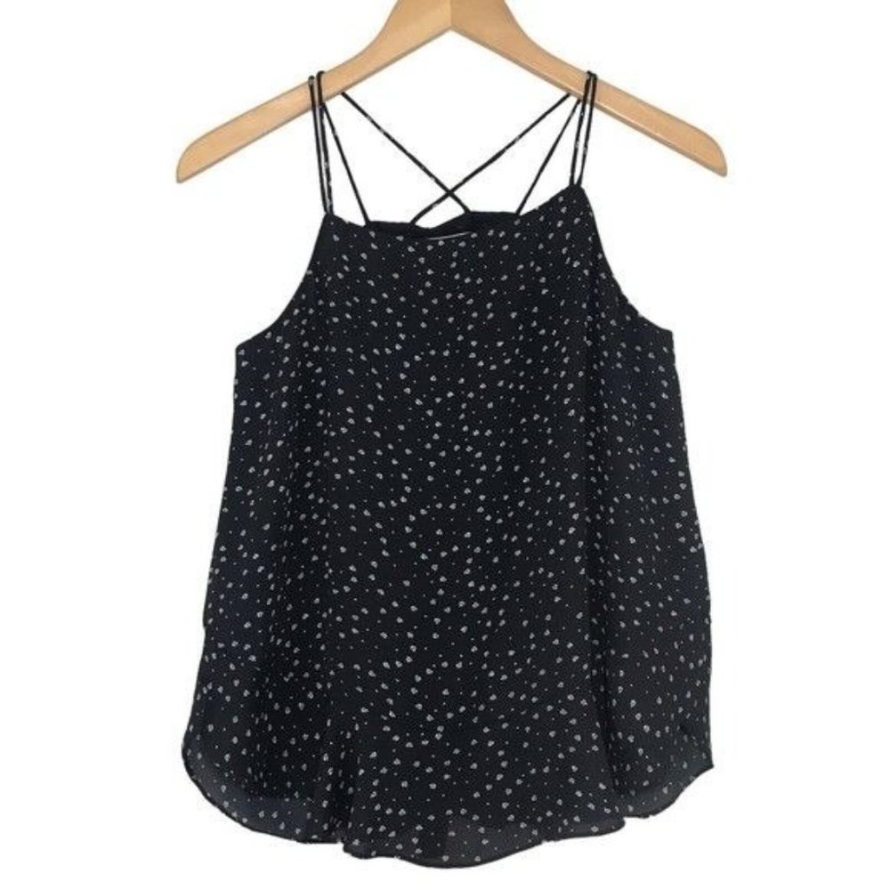 LOFT Floral Strappy Cami Tank Top Size X-Small